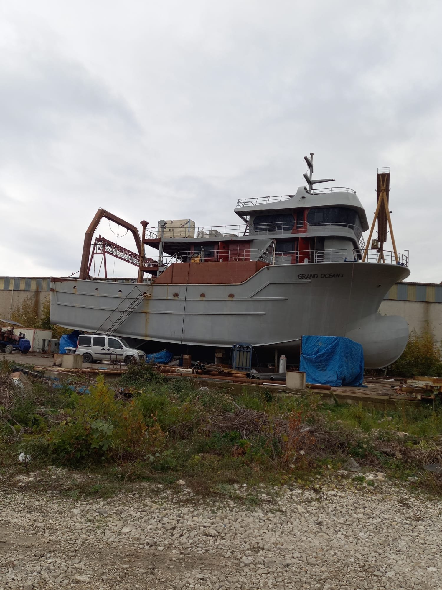 Travaux de construction navale