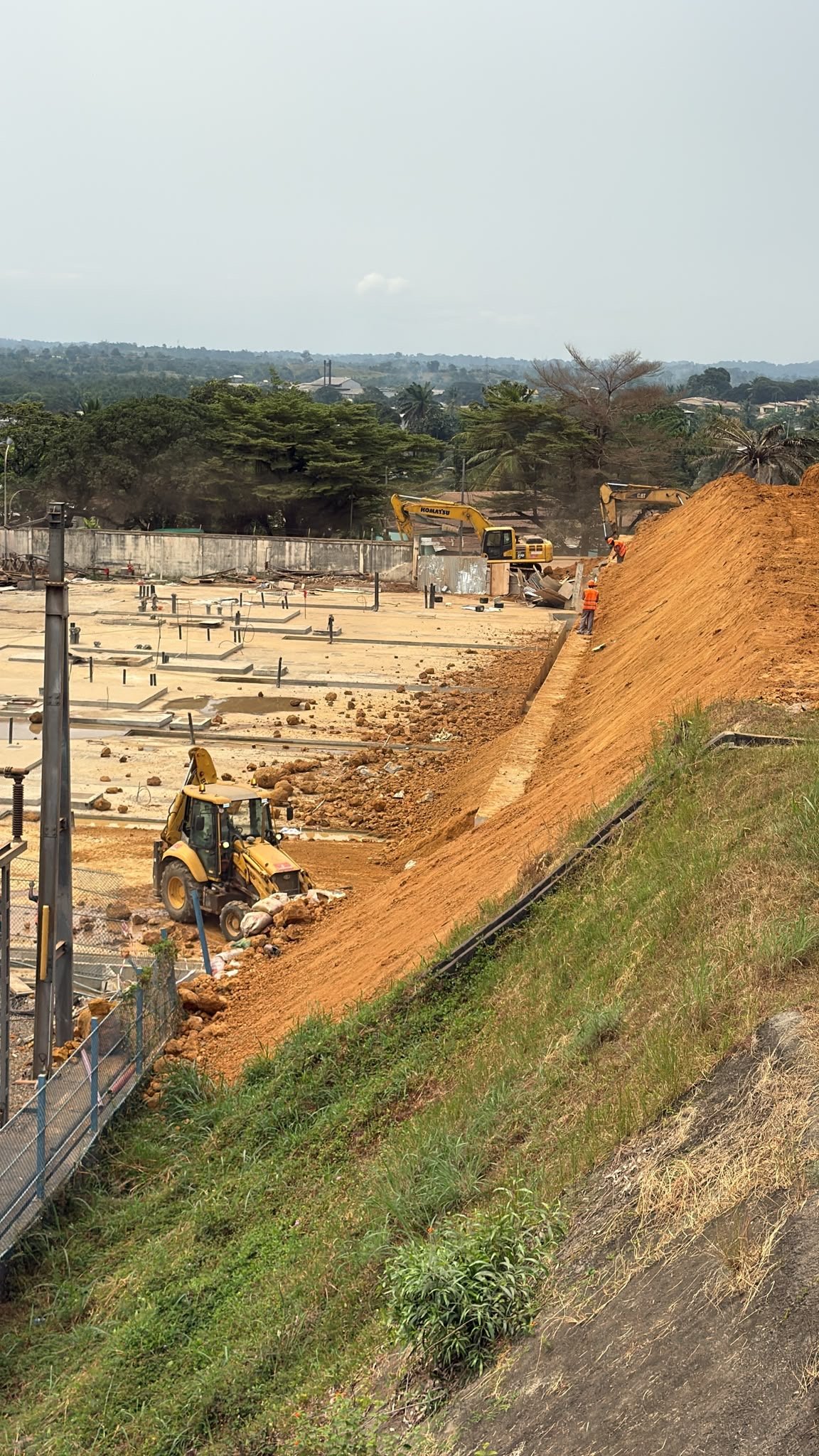 Travaux de remblai